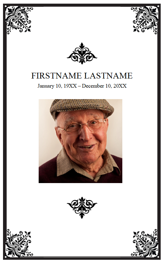 Funeral Booklet Example