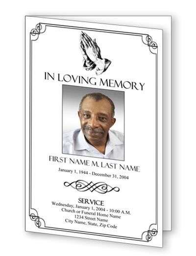 Funeral Booklet Example