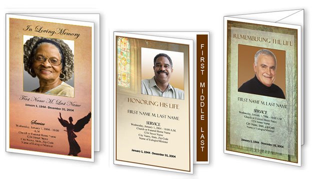 Funeral Booklet Examples